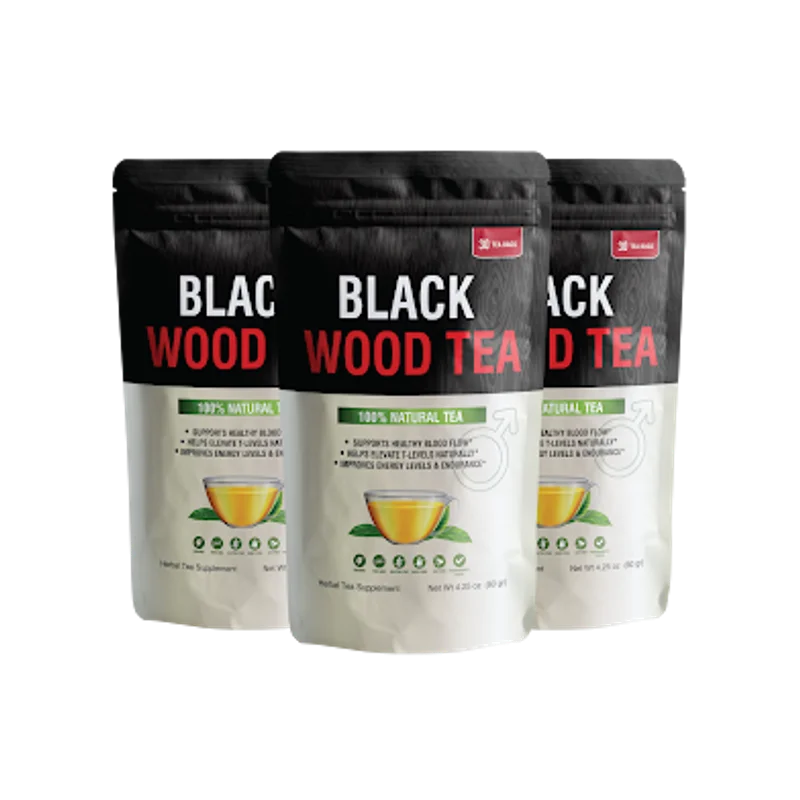 Black Wood Tea Natural Longevity & Vitality Formula — 3 Bottle / 90 Day Pack